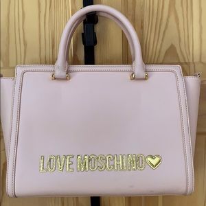 Pink love Moschino handbag.